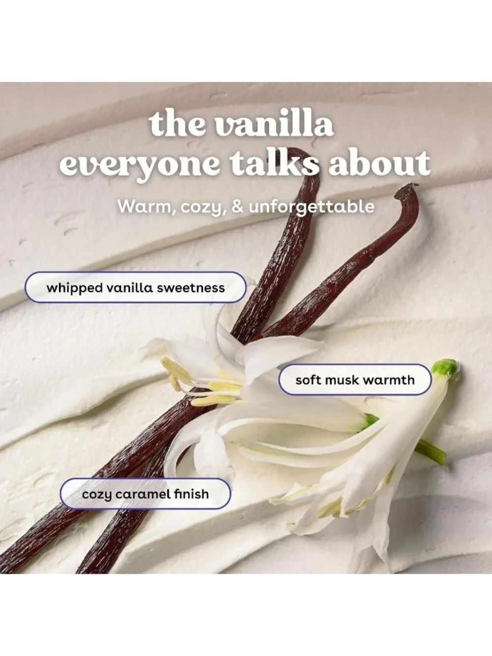 Hydrating Vanilla Cashmere Body Lotion - 24-Hour Moisture, Lightweight & Vegan